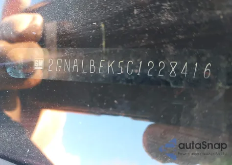 2012 Chevrolet Equinox Ls из США, поврежденный, VIN 2GNALBEK5C1228416